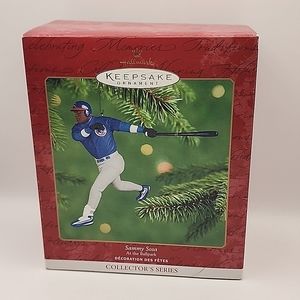 Hallmark Keepsake Sammy Sosa #6 Ornament NWT "At The Ballpark" Series